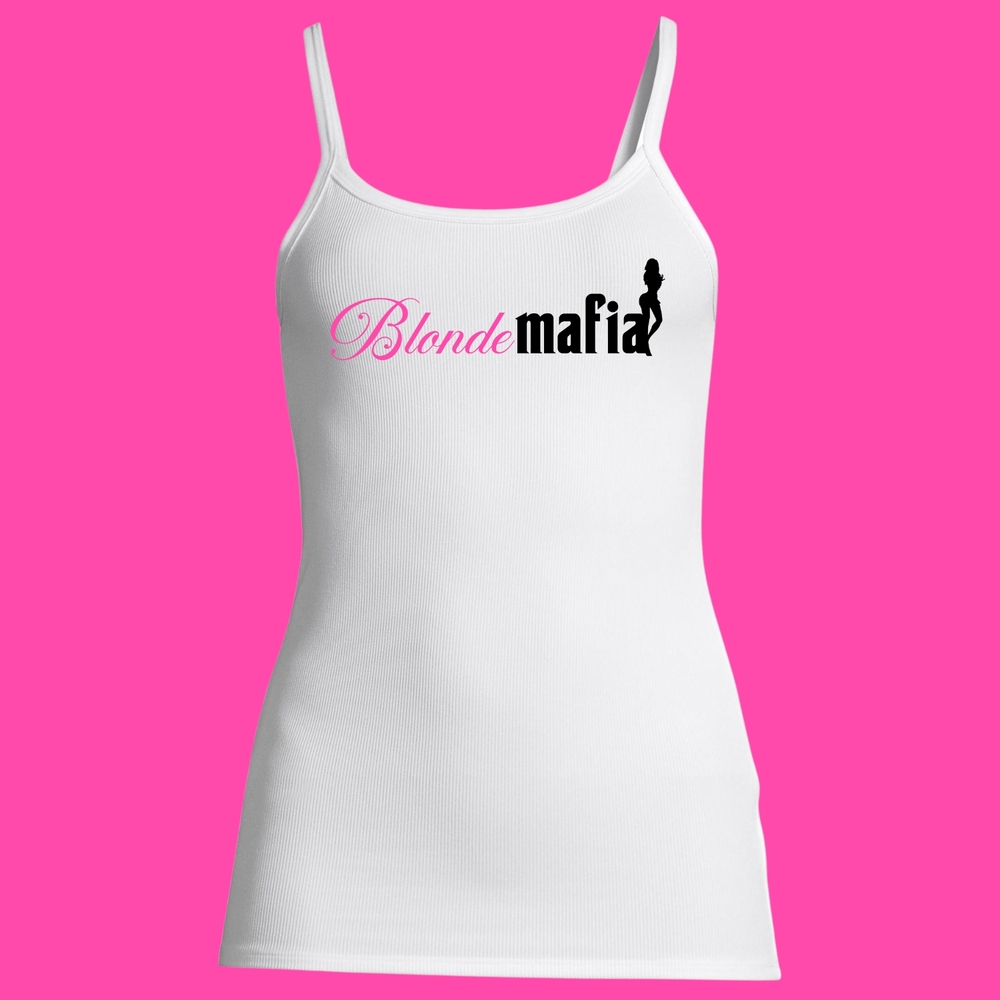 White Fitted Sleeveless Camisole Tank Top